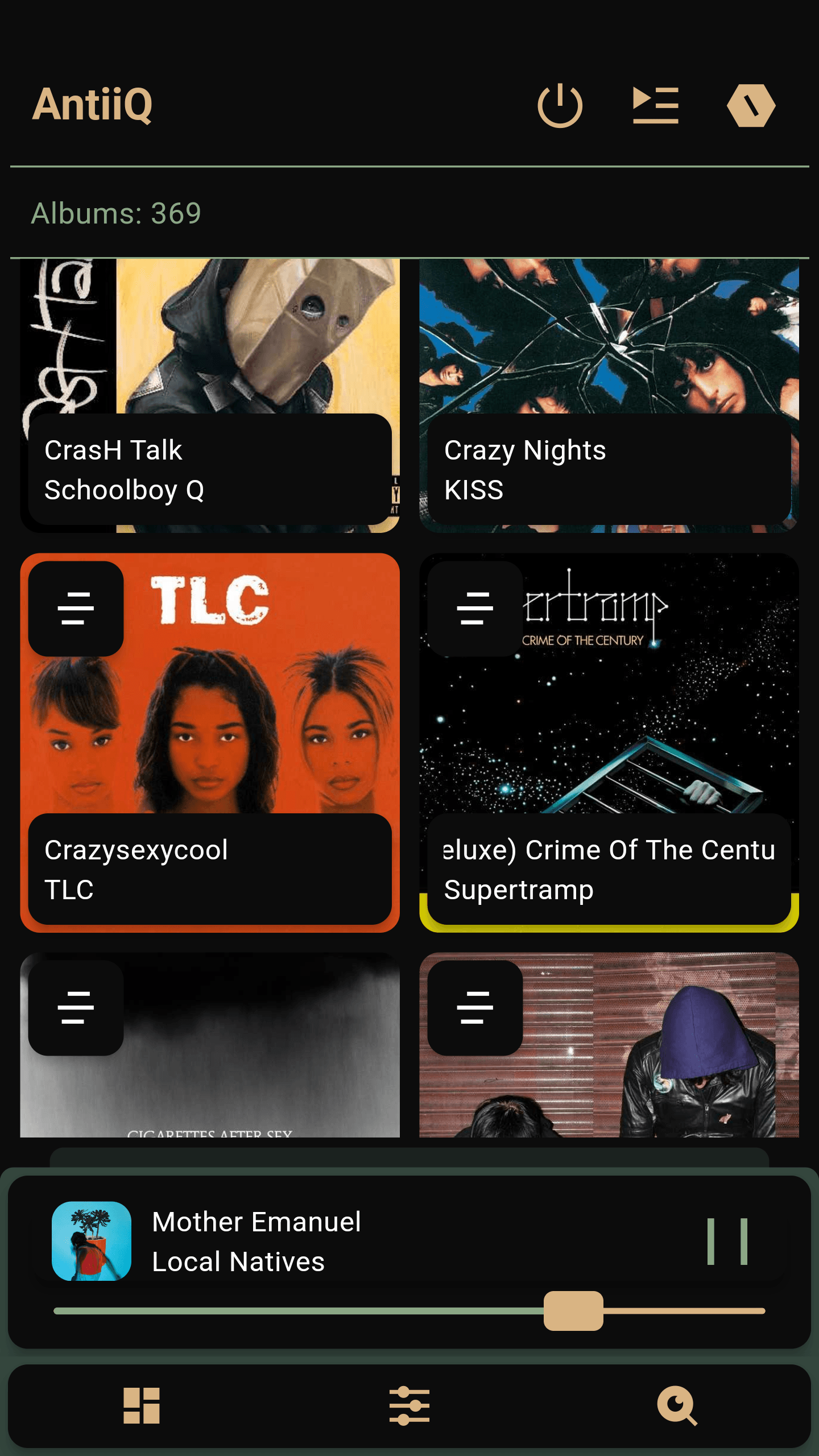 The original open-source AntiiQ album library